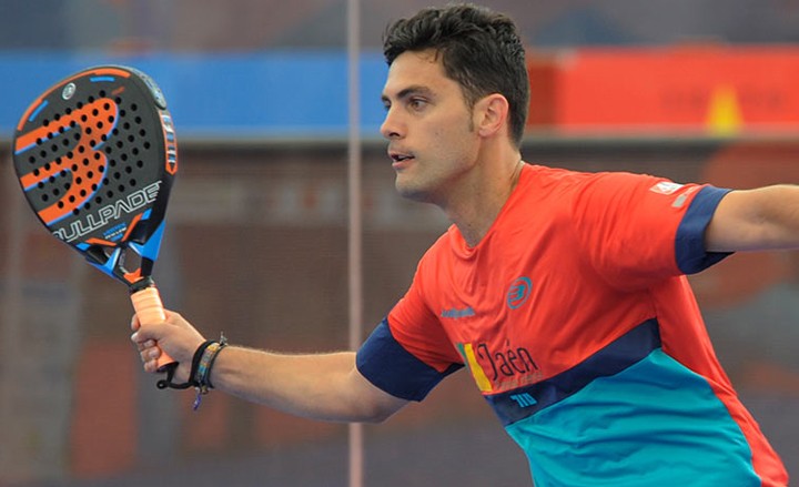 Luque durante una de sus participaciones en World Padel Tour. Foto: WPT