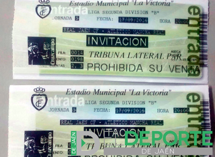 Sorteo de dos entradas para ver el Real Jaén – Atlético Mancha Real