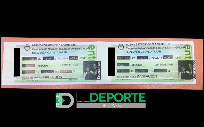 Sorteo de dos entradas para asistir al Real Jaén – Atarfe Industrial