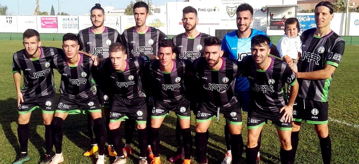 Once inicial del Atlético Mancha Real frente al Juventud de Torremolinos