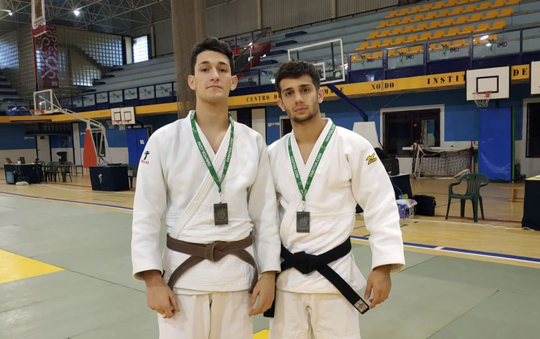 Javier Sánchez y Eduardo Ordóñez, yudocas jiennenses