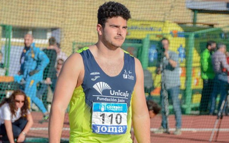 Alberto González, atleta del Unicaja Atletismo de Jaén