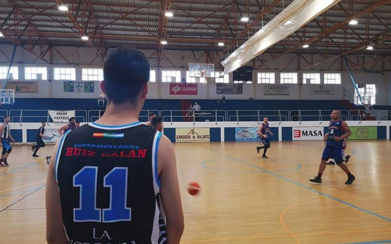 Jugadores del CB Andújar durante un partido