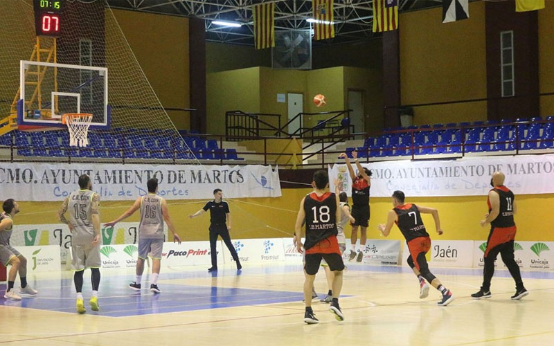 Jugadores del CB Martos durante un partido de Liga EBA