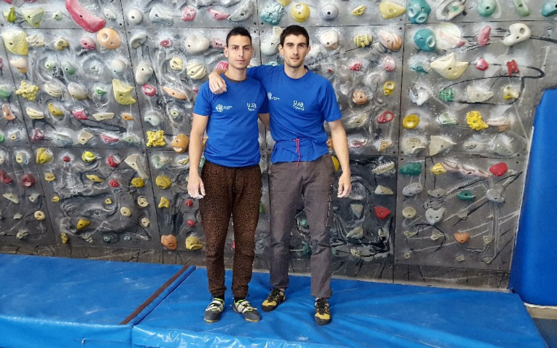 Escaladores de la Universidad de Jaén