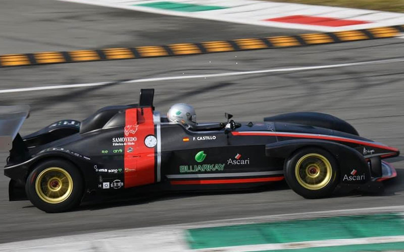 Coche de Fidel Castillo en el circuito de Monza