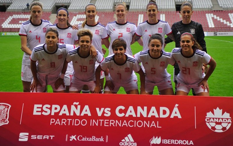 Celia Jiménez fue titular en el amistoso entre España y Canadá Once inicial de España ante Canadá