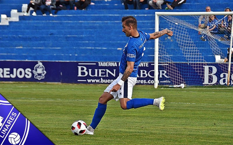 Josema durante un partido del Linares Deportivo