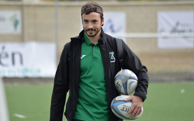 Rafa Teruel, entrenador del Jaén Rugby