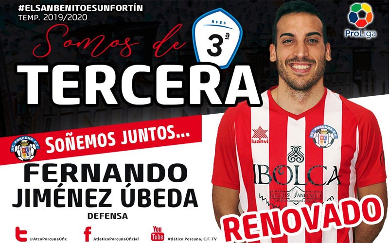 Fernando, jugador del Atlético Porcuna