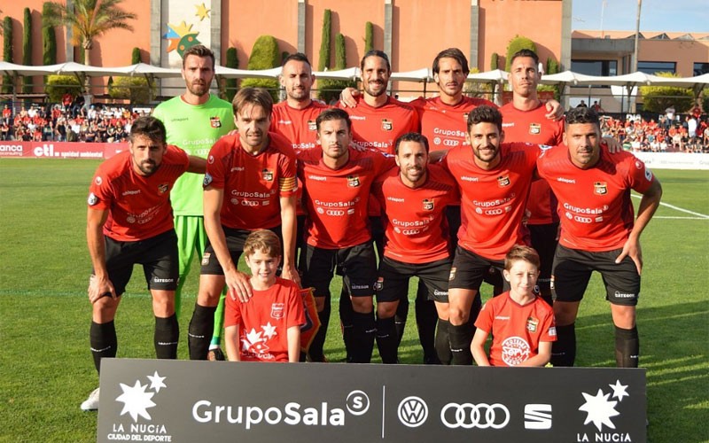 Once inicial del CF La Nucía