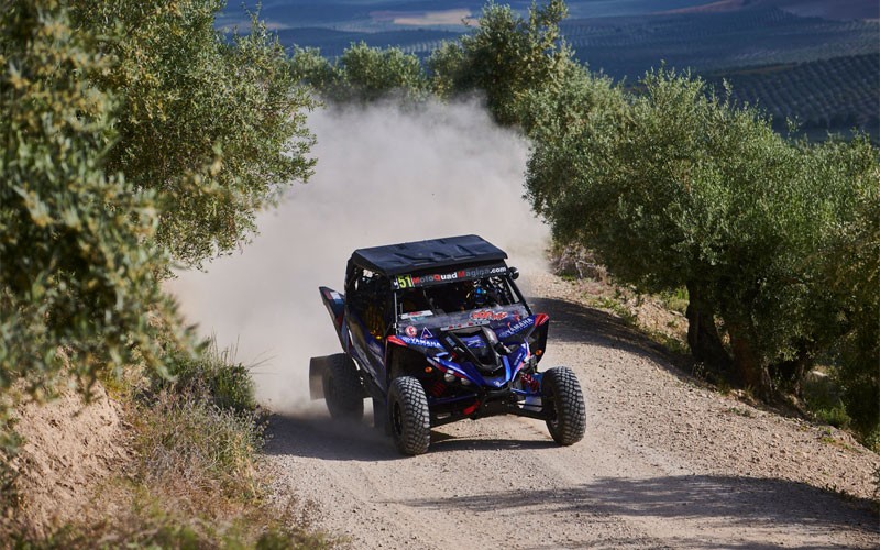 Coche del Motoquad Mágina en una prueba