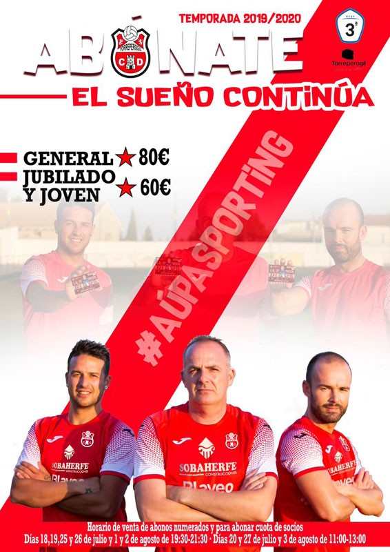 Cartel campaña abonados CD Torreperogil