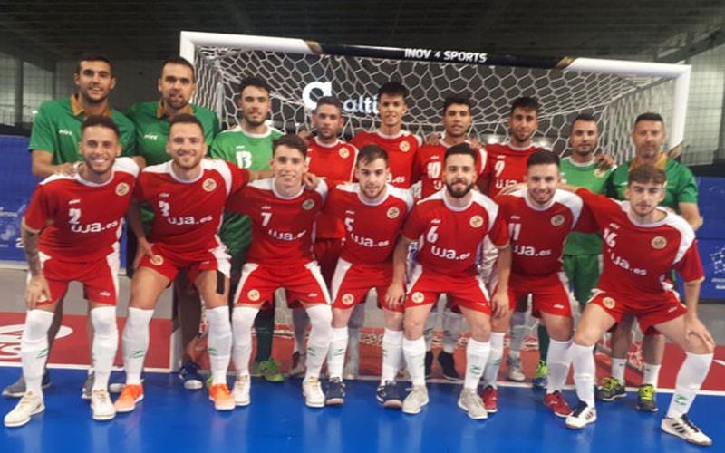 Formación del equipo de la selección de la Universidad de Jaén