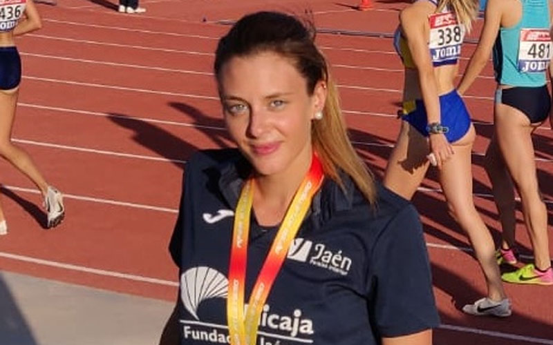 Dolores Morillas, atleta del Unicaja Aletismo