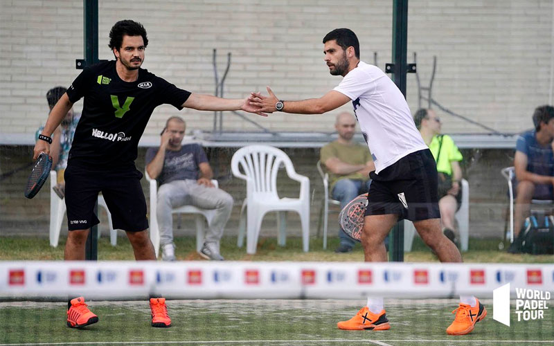 Antonio Luque y Diogo Rocha en World Padel Tour