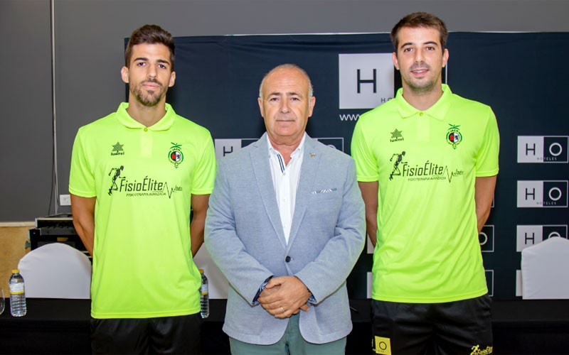 Fabio y Fran Peña, presentados como jugadores del Jaén FS Fabio y Fran Peña durante su presentación