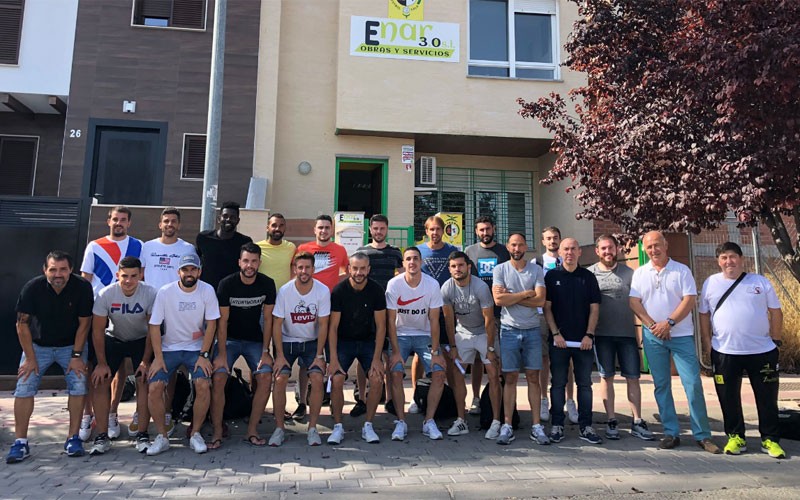 Arranca la pretemporada para el Jaén FS Jugadores del Jaén FS