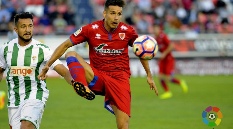 El jiennense Manu del Moral en su etapa en el CD Numancia. Foto: La Liga