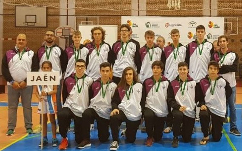 Jugadores selección cadete baloncesto jiennense