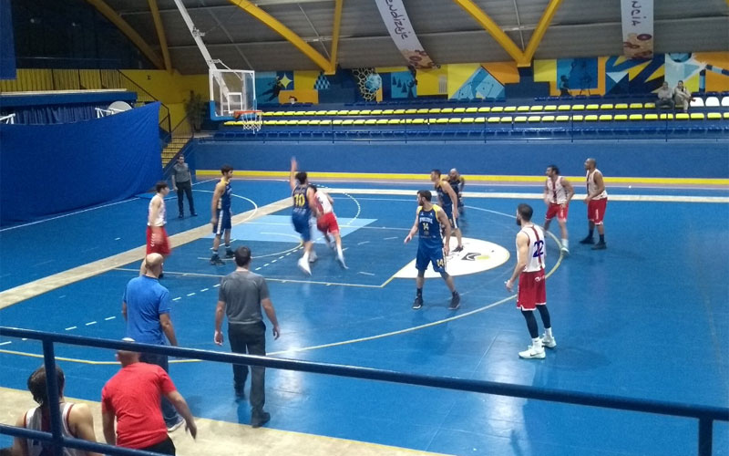 Acción del partido del CB Andújar