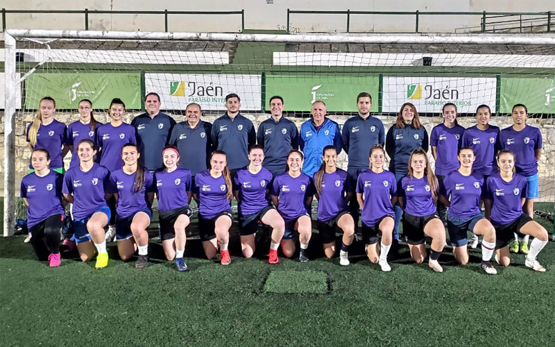 Jugadoras de la selección femenina de Jaén sub-17 de fútbol