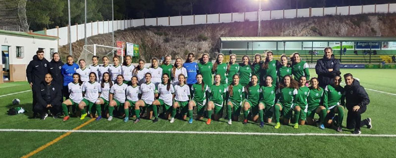 Jugadoras de las selecciones andaluzas de fútbol femenino