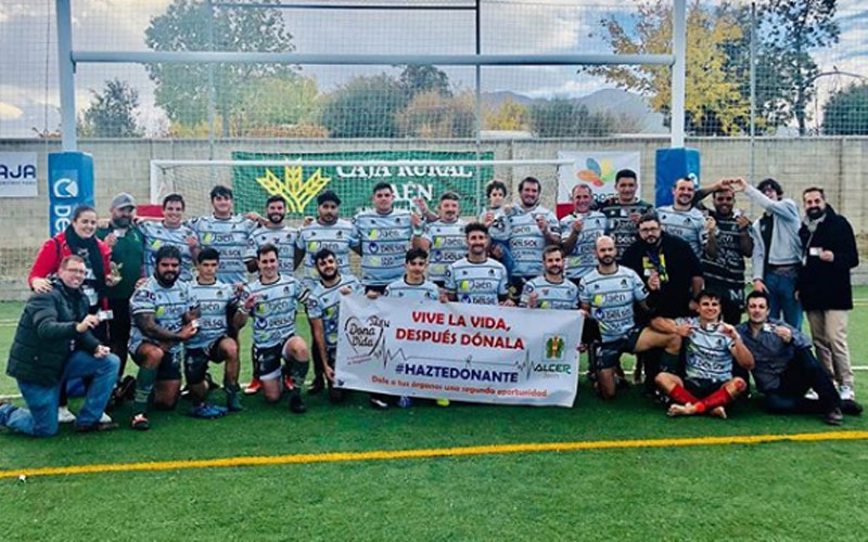 Jugadores del Jaén Rugby