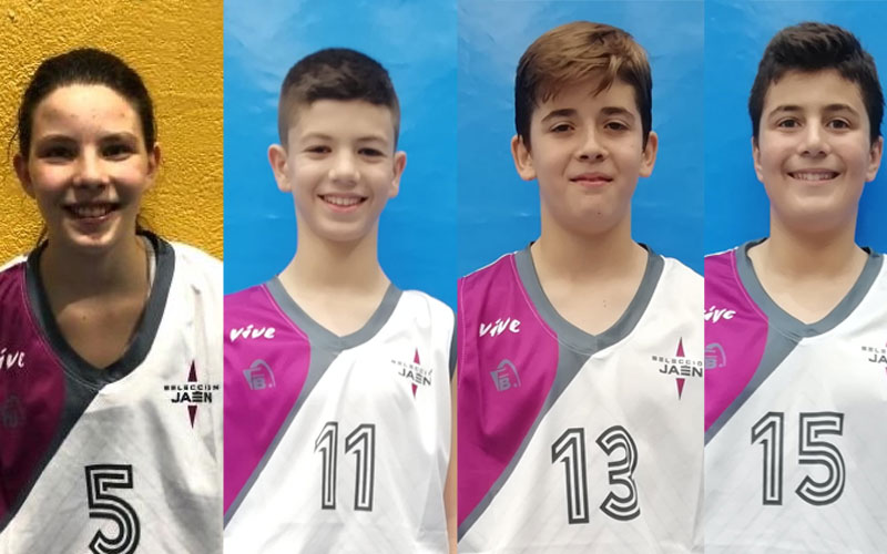 Cuatro jiennenses en las preselecciones andaluzas de minibasket