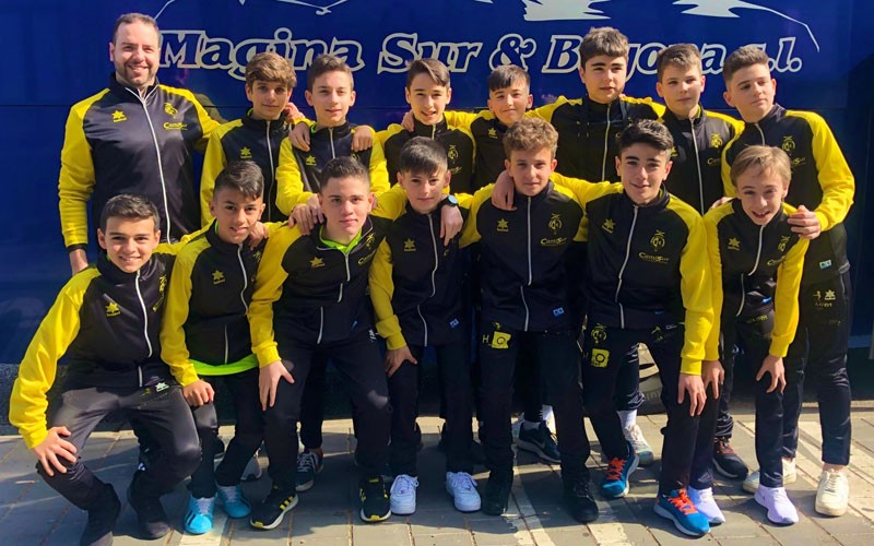 jugadores del equipo infantil del jaén paraíso interior que disputa la minicopa de españa