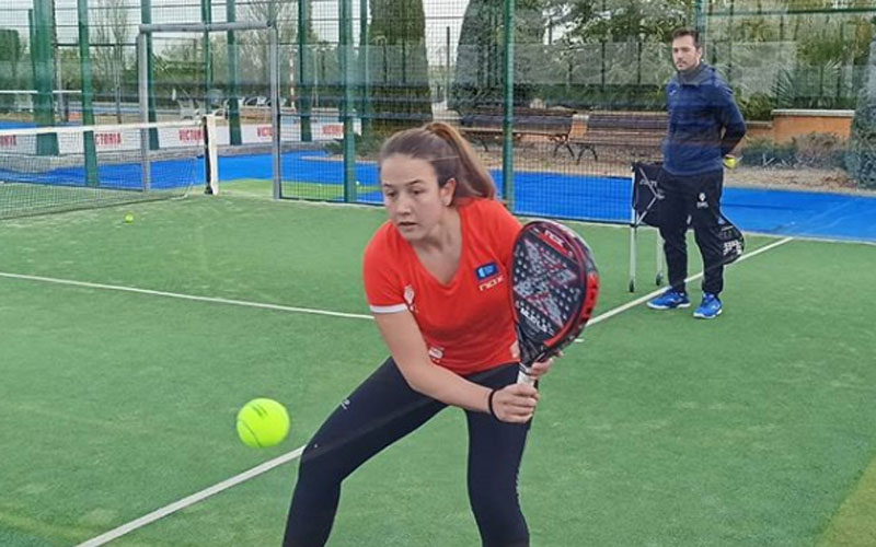 marta porras en un entrenamiento