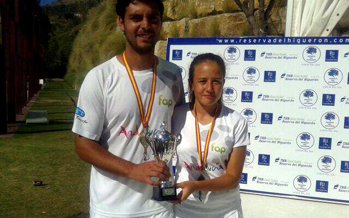 Antonio Luque y Marta Porras, campeón y subcampeona del Campeonato de España de selecciones autonómicas