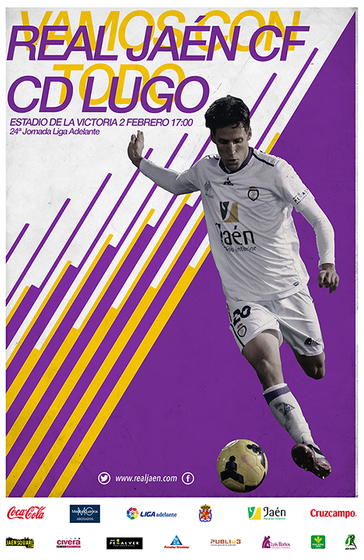 Nando protagoniza el cartel del Real Jaén-Lugo