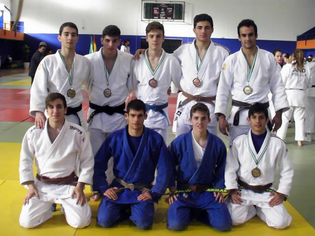 Seis medallas para los yudocas jiennenses en el Campeonato Andaluz Júnior