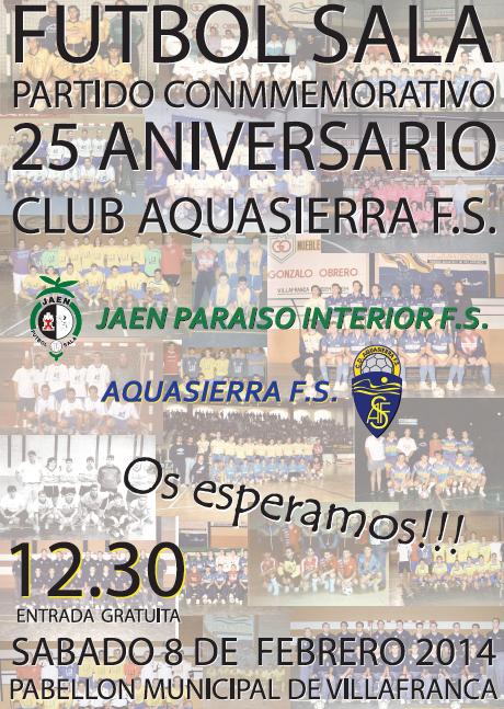 El Jaén Paraíso Interior disputará el sábado un amistoso frente al Aquasierra FS