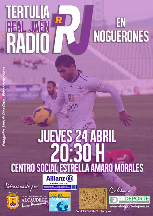 Noguerones acogerá el jueves una tertulia de Real Jaén Radio