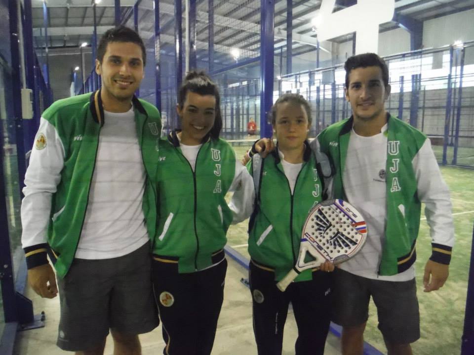 Buen pádel de los universitarios jiennenses en Mérida