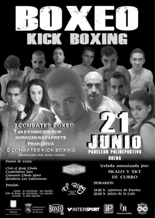 Úbeda acogerá el sábado una velada de boxeo y kick boxing