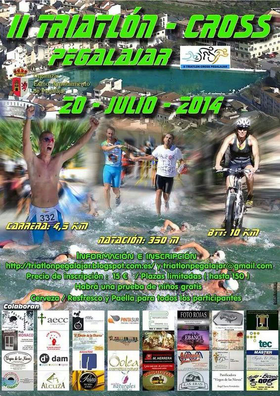 Pegalajar celebrará el 20 de julio su segundo Triatlón-Cross