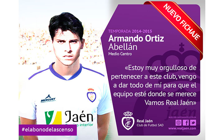 Armando Ortiz refuerza el centro del campo del Real Jaén