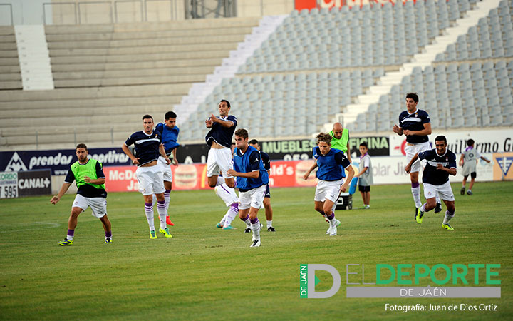 El Real Jaén se prepara para el partido frente al Villanovense