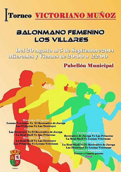 Los Villares acogerá el I Torneo de balonmano femenino ‘Victoriano Muñoz’