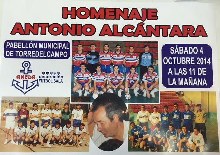 Torredelcampo acogerá un partido homenaje a Antonio Alcántara