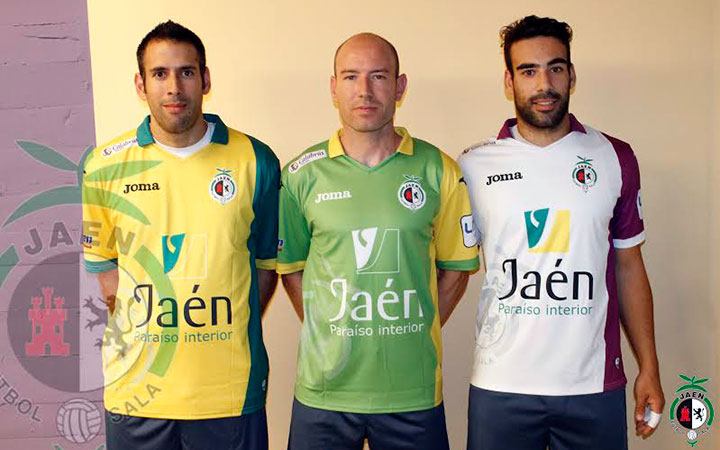 José López, Alfonso Prieto y Fabián Robledo, capitanes del Jaén FS