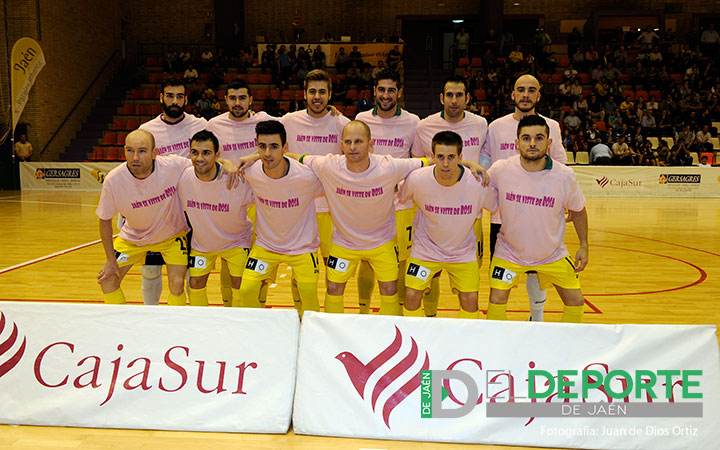 El Jaén FS se vistió de rosa en La Salobreja