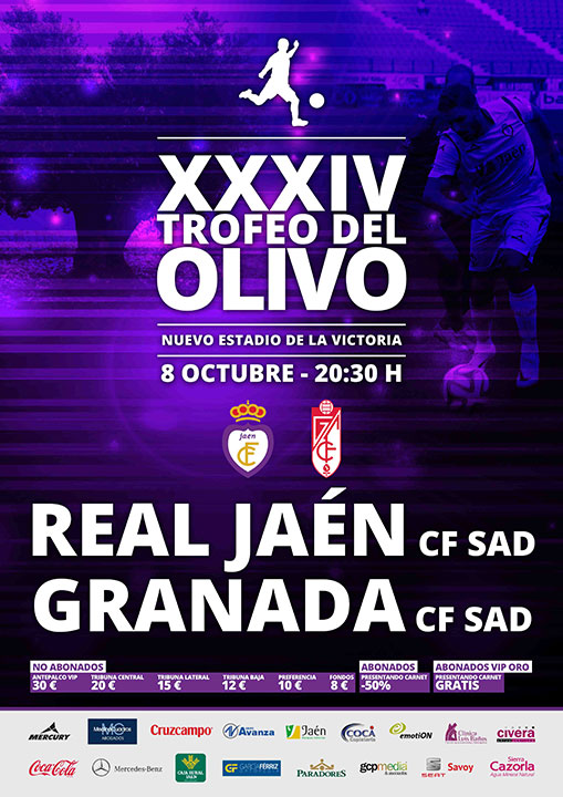 El Real Jaén anuncia los precios del XXXIV Trofeo del Olivo