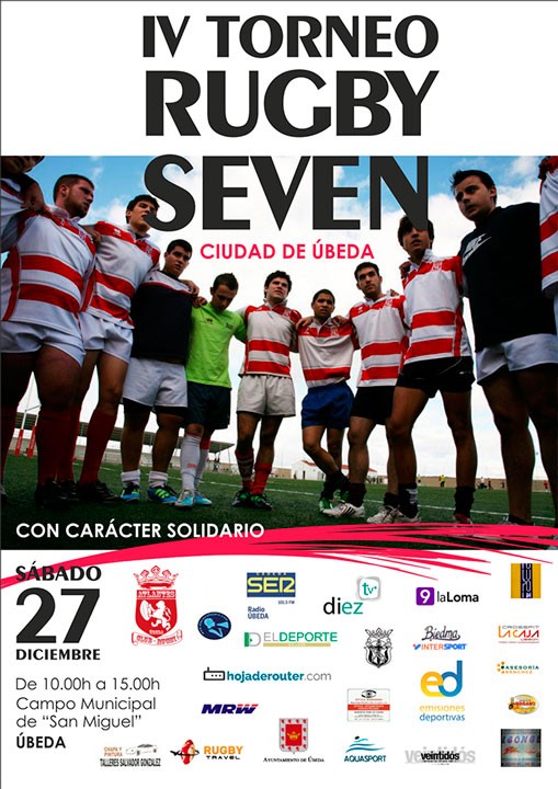 El IV Torneo Rugby Seven reunirá a diez clubes en la ciudad de Úbeda