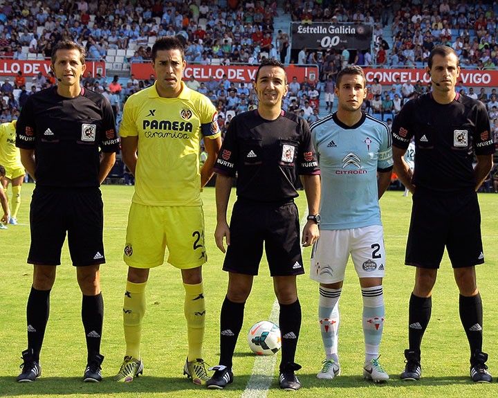 Pérez Montero y Hernández Labella, en el Atlético-Villarreal