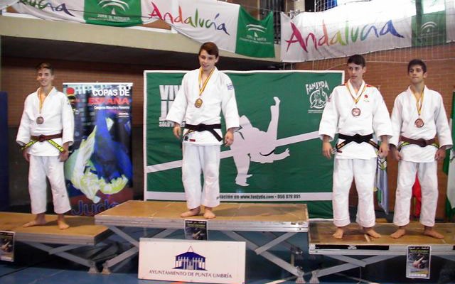 Plata y bronce de los jiennenses en la Copa de España de judo Cadete