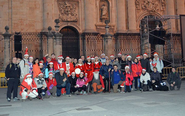 La Asociación Jacobea de Jaén realiza su ruta navideña en el Camino Mozárabe (Jaén-Martos)